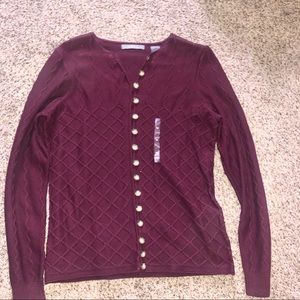 Plum Cardigan / Sweater !